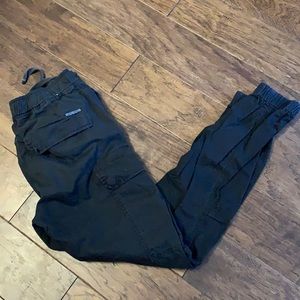 Hudson black jogger with cargo